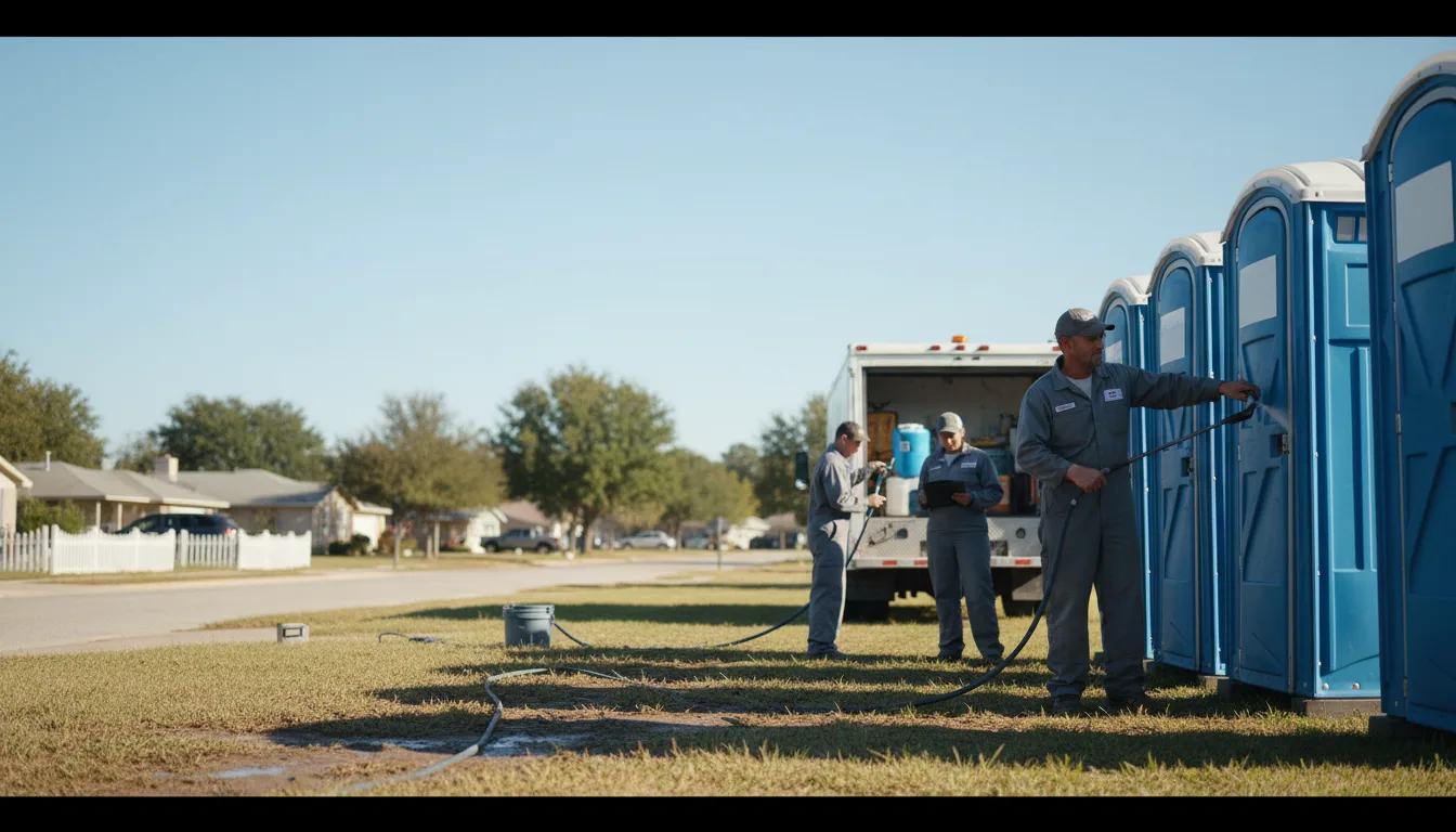 Long-Term Portable Toilet Rental in Waller, TX near me